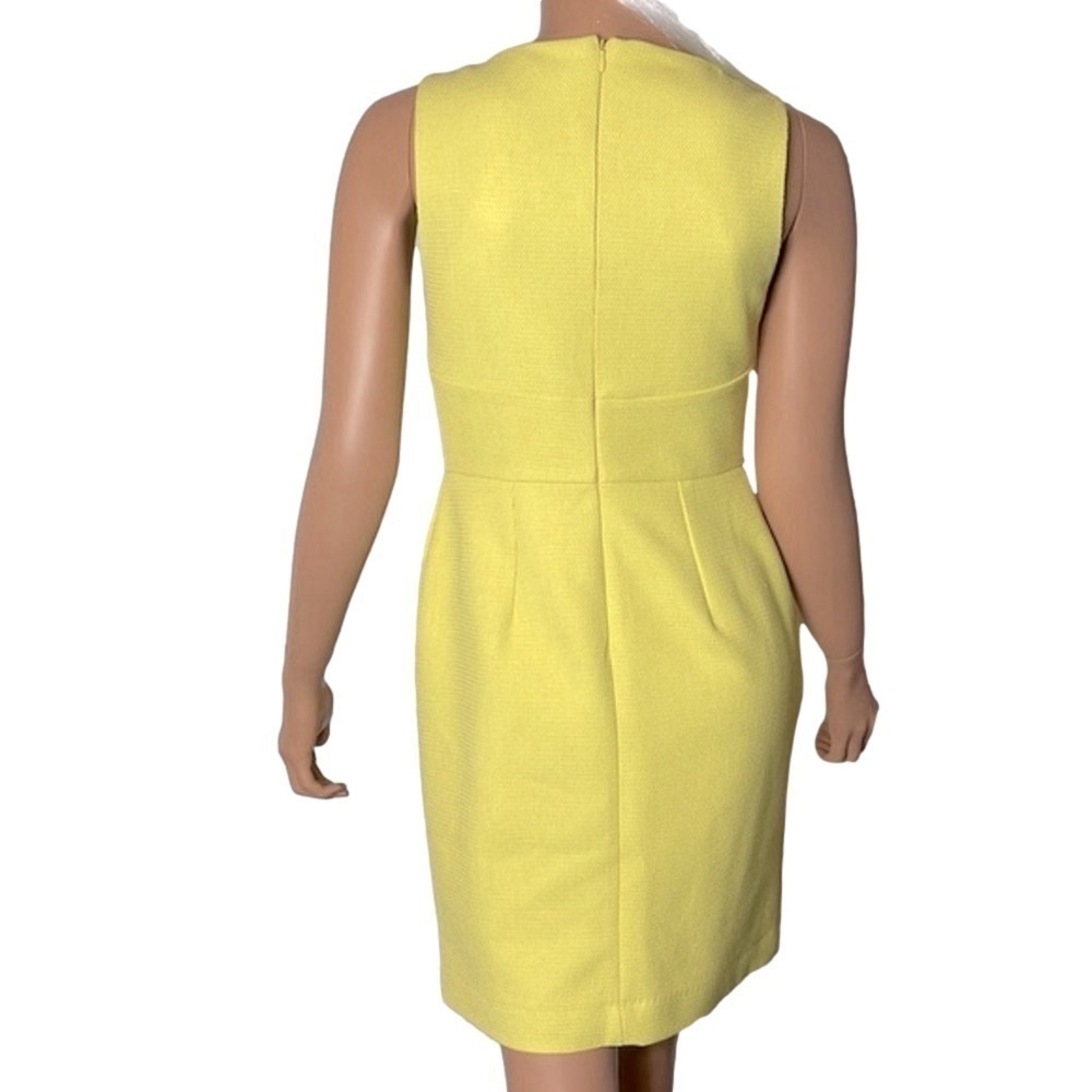 DARLING Abigail 60s Mod Yellow Textured Lace Coat & Dress Set Small/Medium vibe - Picture 7 of 16